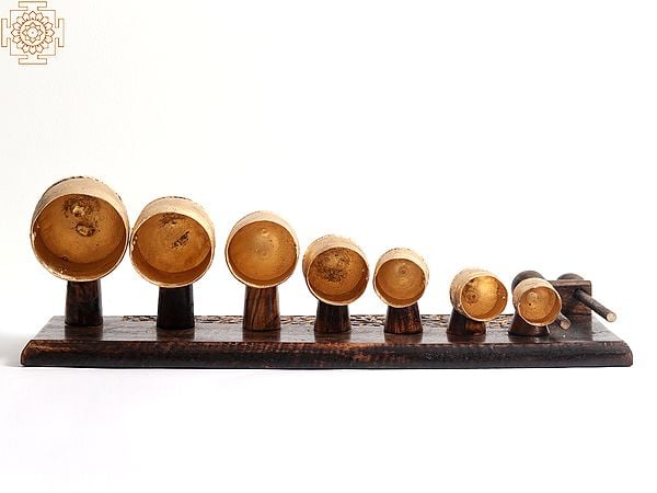 Exotic India 20" Noah Symphony Bells (Khadki) | Indian Musical Instrument 