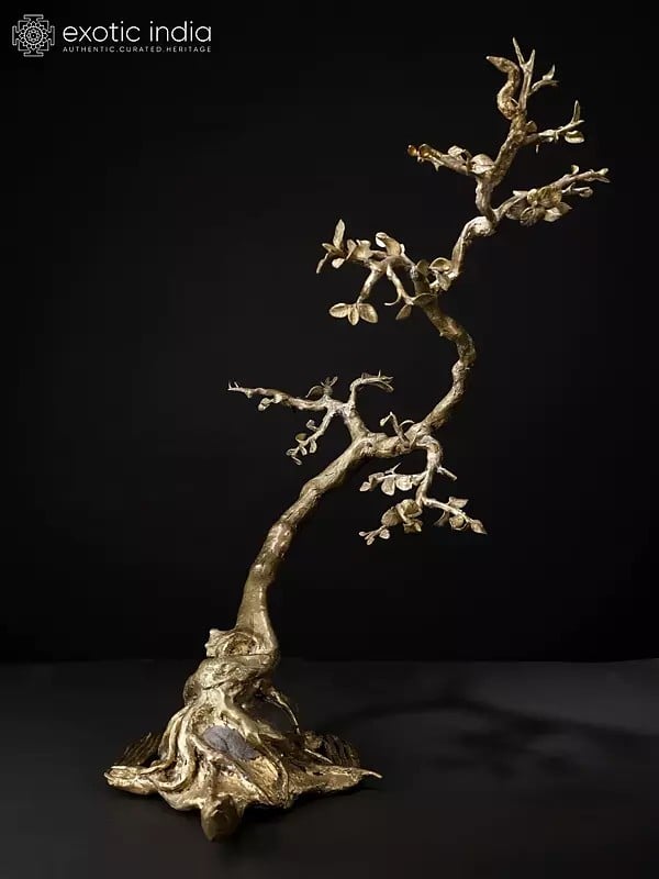exotic india 23" Tree on Tortoise | Modern Art Decorative Showpiece 