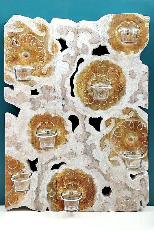 exotic india 24" Wall Hanging Candle Holder | Handmade 