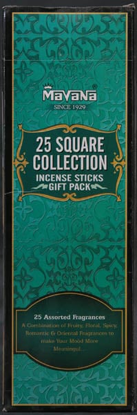 exotic india 25 Square Collection Incense Sticks Gift Pack (Incense) 