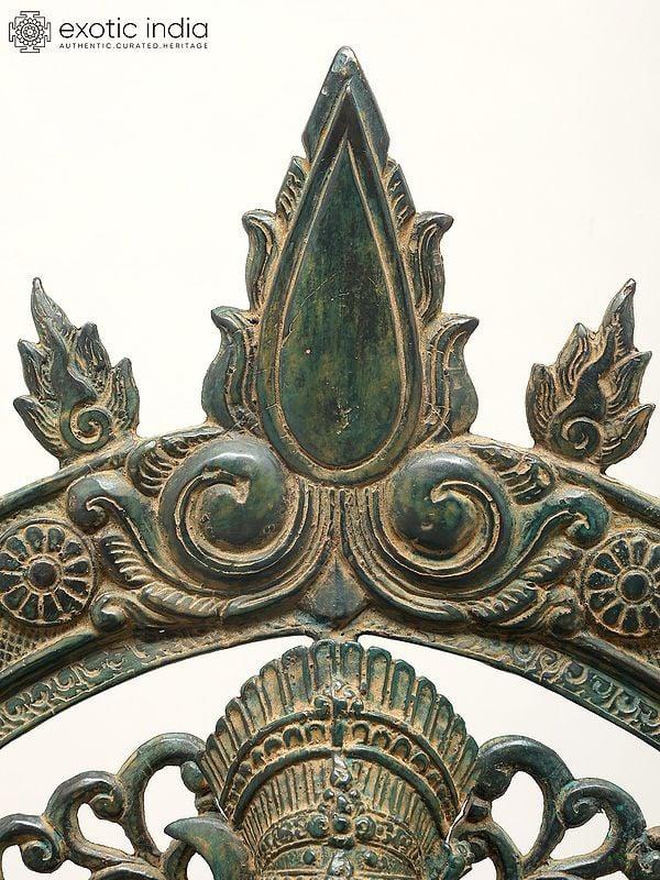 Exotic India 27" Lord Shiva As Nataraja | Balinese Brass Statue 