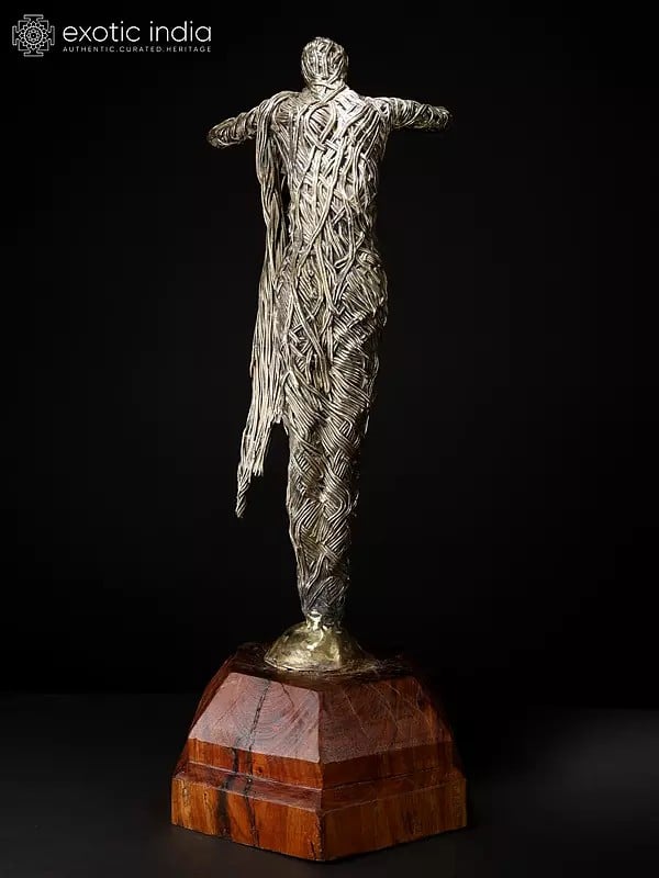 exotic india 30" Stretching Herself | Modern Art | Original Sculpture 
