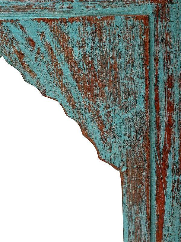 Exotic India 33" Vintage Style Wall Hanging Mirror | Home Decor 