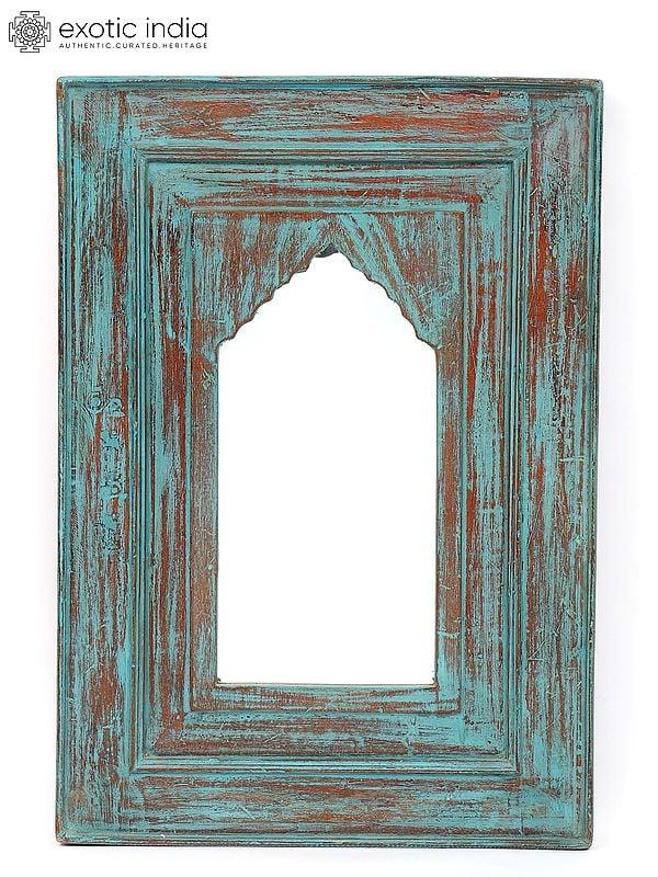 exotic india 33" Vintage Style Wall Hanging Mirror | Home Decor 