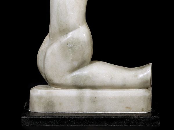 Exotic India 35" Captivating Mermaid | Modern Art Sculpture 