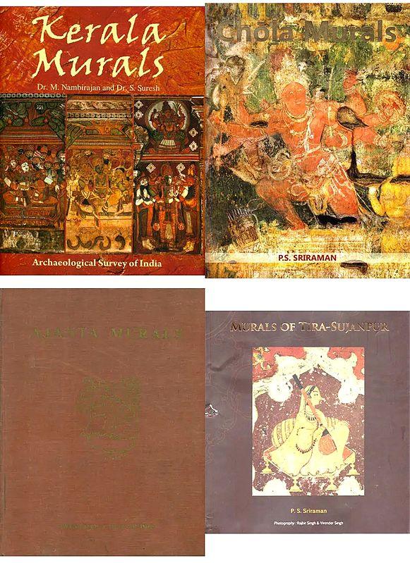exotic india 4 Books on Mural Paintings by The Archaeological Survey of India 