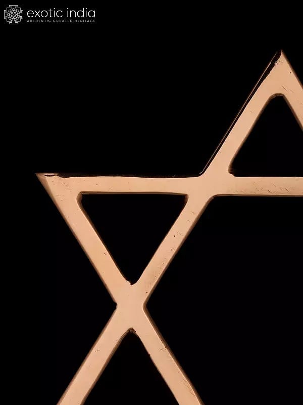 Exotic India 4" Copper Star For Vastu Correction And Positive Energy 