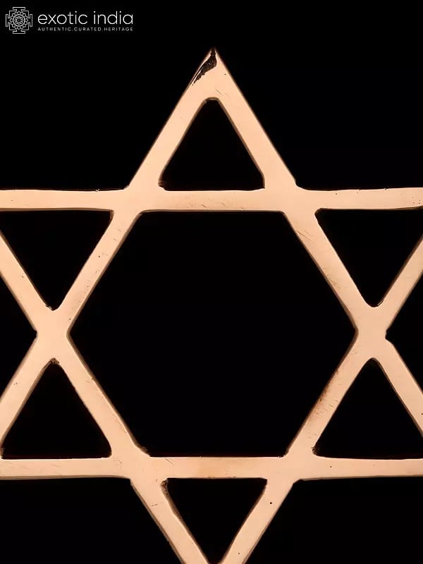 Exotic India 4" Copper Star For Vastu Correction And Positive Energy 