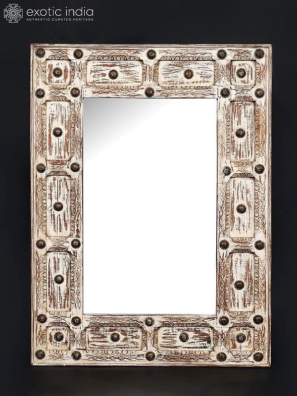 exotic india 42" Designer Wall Hanging Mirror | Home Decor 