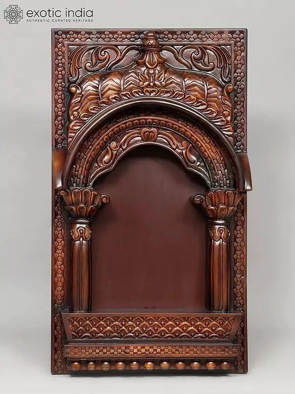exotic india 42" Designer Wooden Jharokha | Wall Hanging 