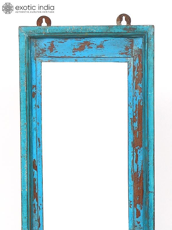 Exotic India 44" Large Rectangular Shaped Wall Hanging Mirror | Home Decor 