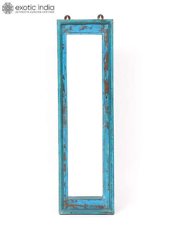 exotic india 44" Large Rectangular Shaped Wall Hanging Mirror | Home Decor 