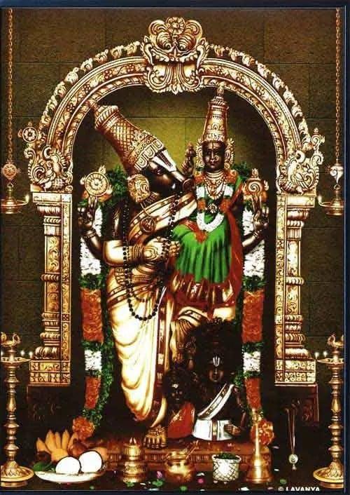 Exotic India 45" Lord Vishnu As Varaha Avatar With Goddess Lakshmi | Tanjore Painting With Frame 