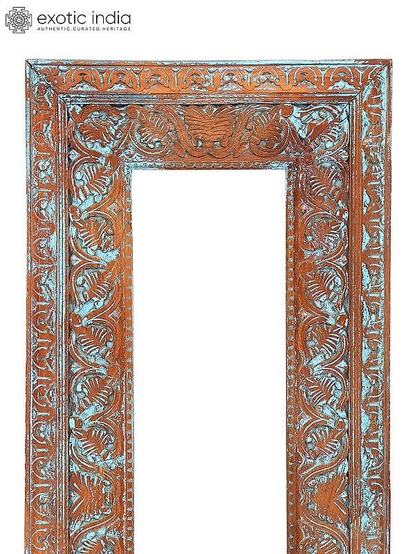 Exotic India 48" Large Rectangular Shaped Wall Hanging Mirror | Home Decor