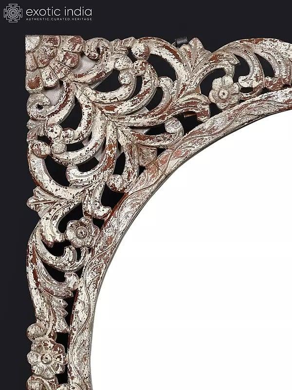 Exotic India 48" Large Size Designer Mirror | Wall Hanging | Home Decor 