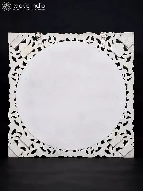 Exotic India 48" Large Size Designer Mirror | Wall Hanging | Home Decor 
