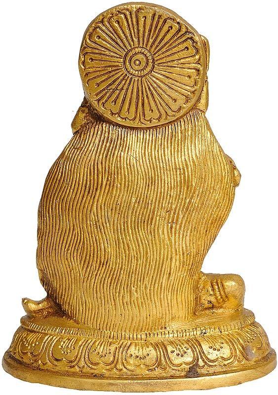 Exotic India 5" Goddess Kali Brass Idol | Handmade Statues | Made In India 