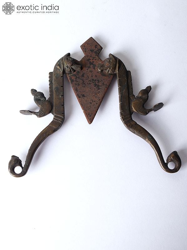 Exotic India 5" Vintage Style Bronze Nut Cracker/Sarota