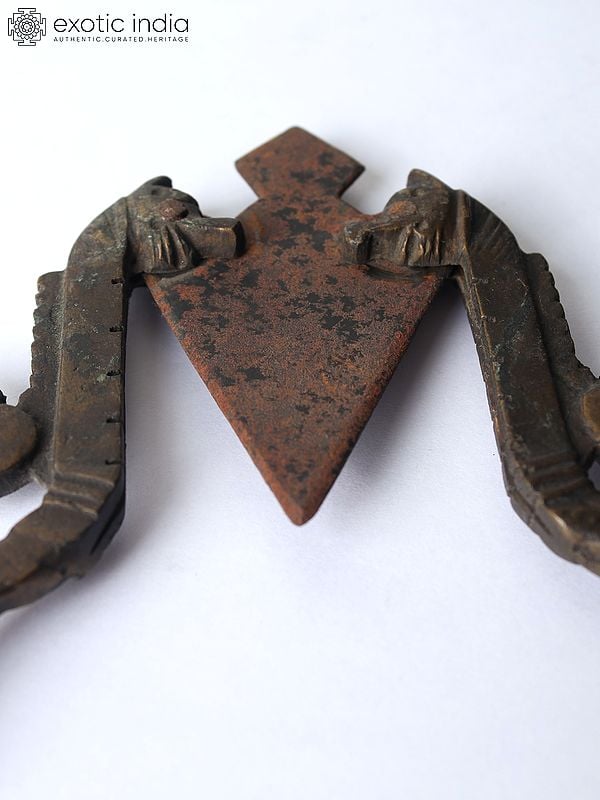 Exotic India 5" Vintage Style Bronze Nut Cracker/Sarota