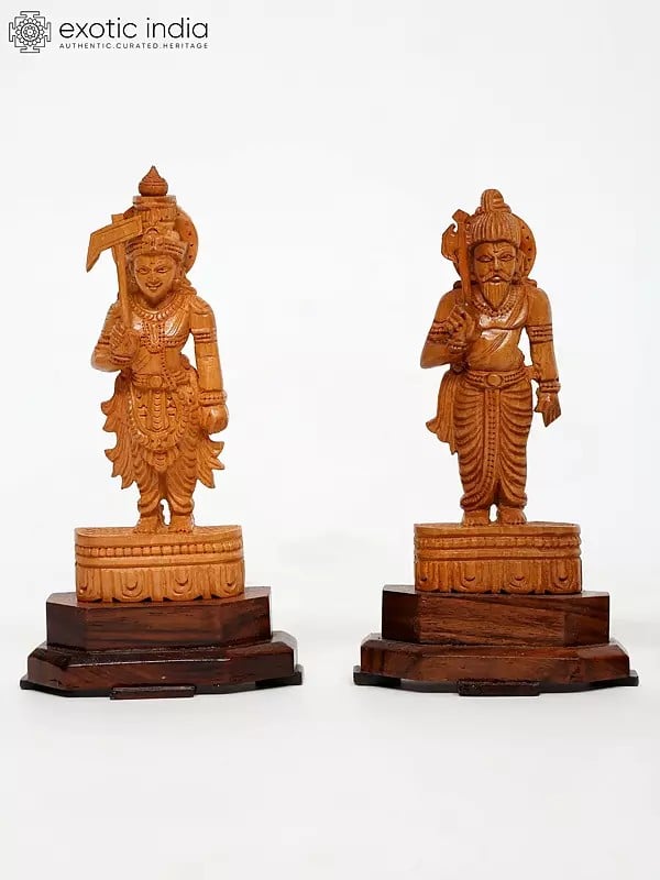 Exotic India 6" Dashavatara Of Lord Vishnu | Set Of 10 Statues 