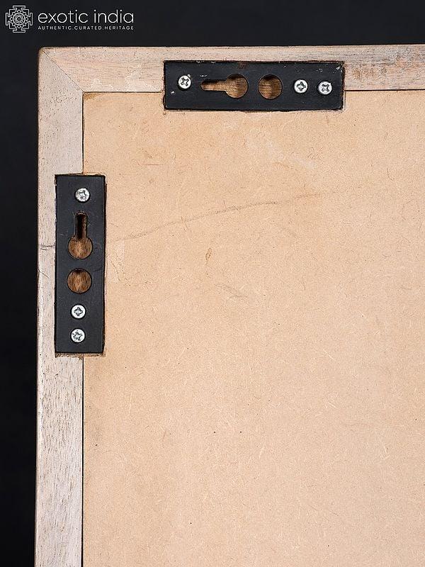 Exotic India 63" Large Designer Rectangular Mirror | Home Decor 
