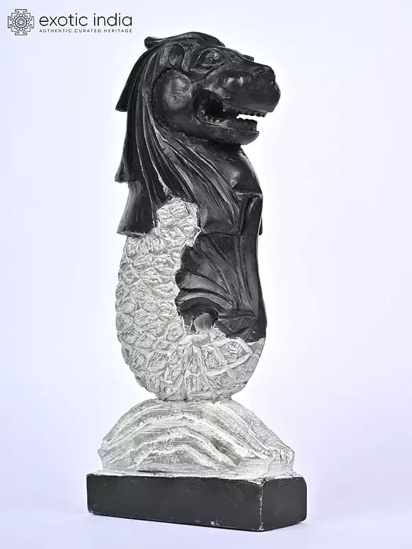 Exotic India 9" Singapore Merlion | Modern Art Sculpture 