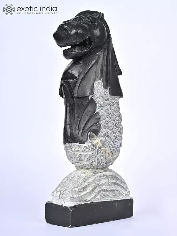 Exotic India 9" Singapore Merlion | Modern Art Sculpture 