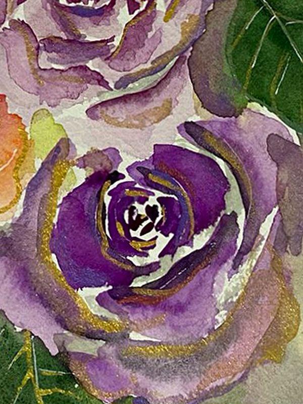 Exotic India A Bunch Of Roses | Painting By Rashi Agarwal 