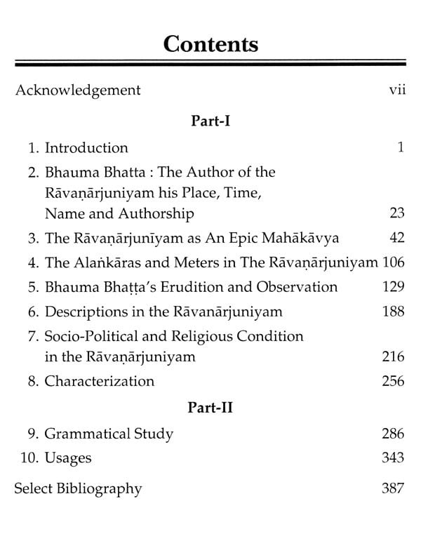Exotic India A Critical Study Of The Ravanarjuniyam: With Special Reference To Its Grammatical Usage 