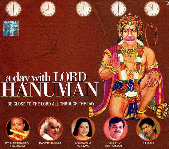 exotic india A Day With Lord Hanuman: Be Close To The Lord All Through The Day (Audio CD) 