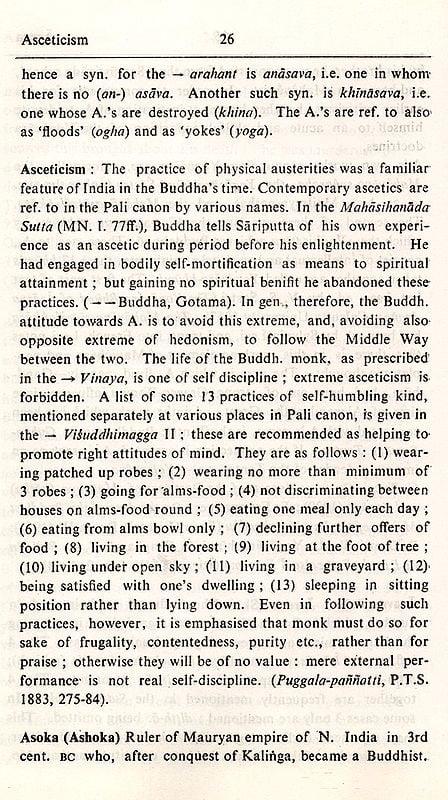 Exotic India A Dictionary Of Buddhism (An Old And Rare Book) 