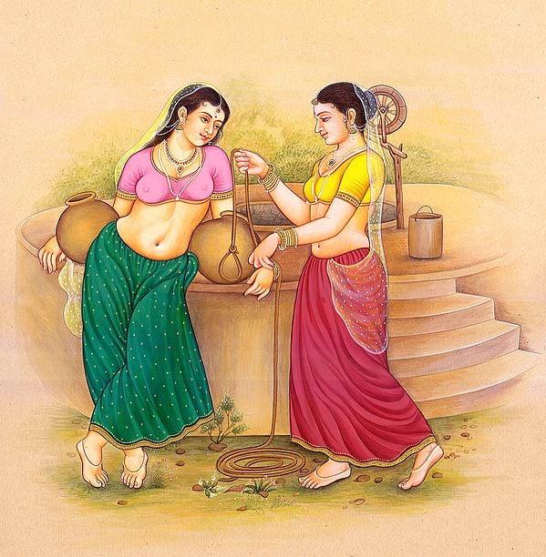 exotic india A Friendship That Blossomed By The Well 