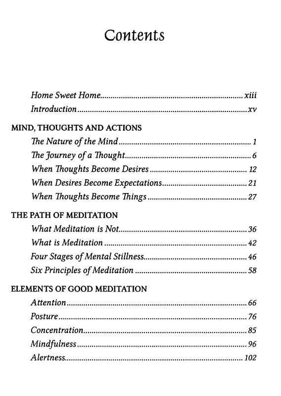Exotic India A Million Thoughts: Learn All About Meditation From The Himalayan Mystic 