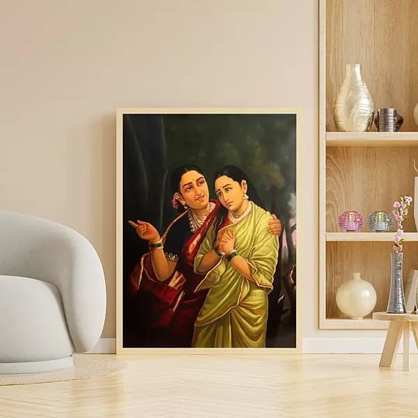 Exotic India A Mother Consoling Her Newly Wedded Daughter