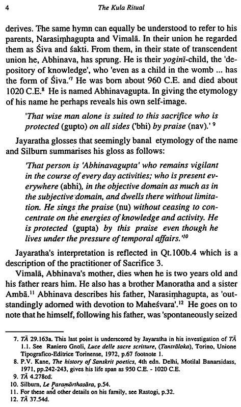 Exotic India Abhinavagupta The Kula Ritual (As Elaborated In Chapter 29 Of The Tantraloka) 