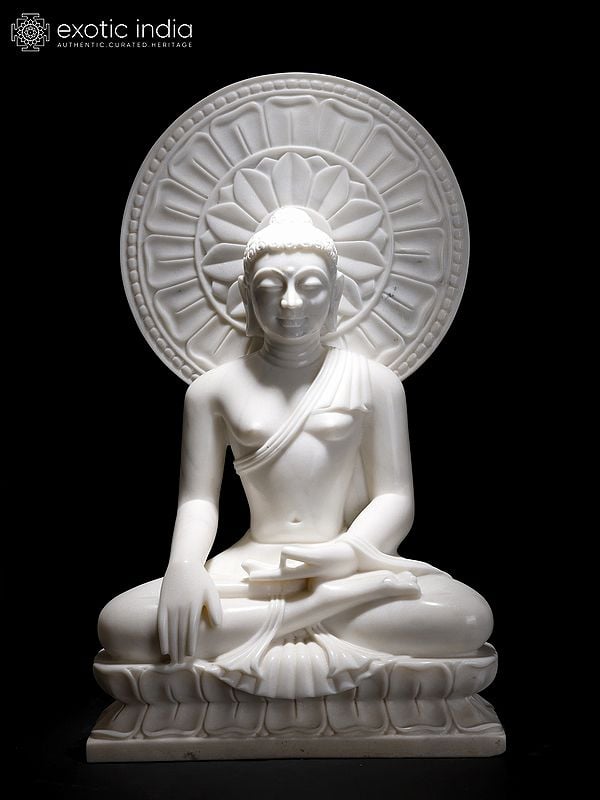 exotic india Almost as if the Buddha was Consecrated with Pure Milk 