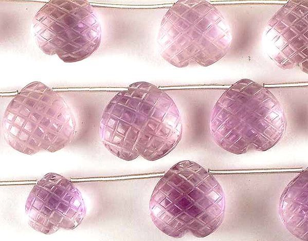 exotic india Amethyst Carved Valentines | Gemstones Beads 