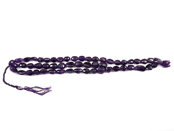 Exotic India Amethyst Faceted Nuggets (Price Of 1 String) 