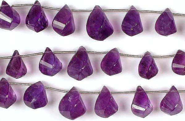 exotic india Amethyst Twisted Briolette | Semi-Precious Gemstone Beads