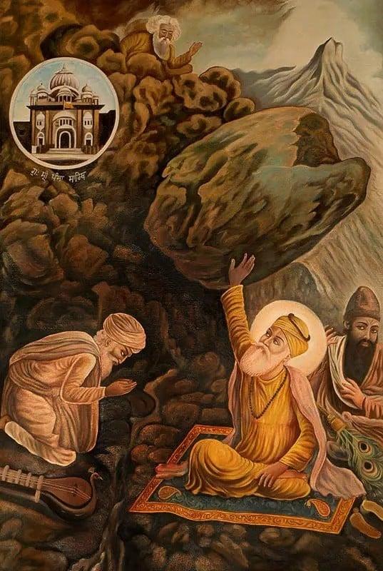 exotic india An Episode From the Life of Guru Nanak 