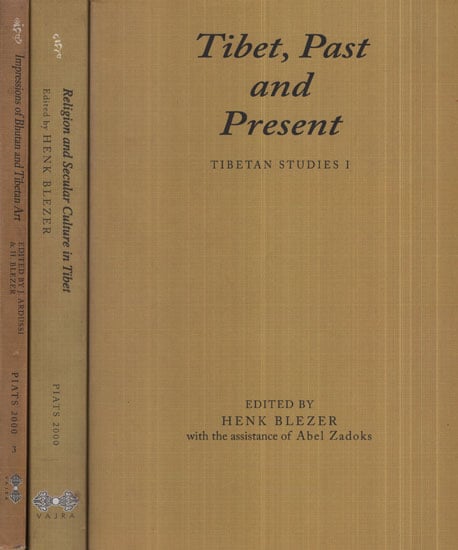 exotic india Ancient and Contemporary Art Religion and Culture of Tibet and Bhutan (Set of 3 Volumes) 
