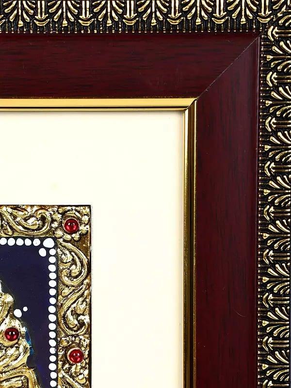 Exotic India Annam | 24 Karat Gold Work | Framed Tanjore Painting