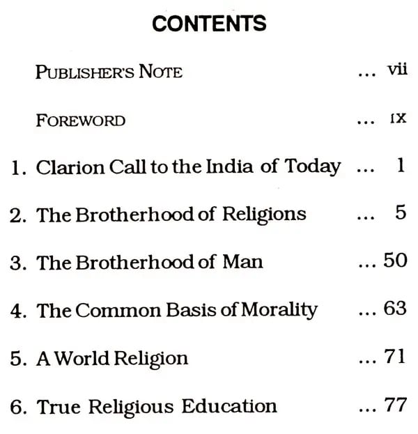 Exotic India Annie Besant On The Brotherhood Of Religions 