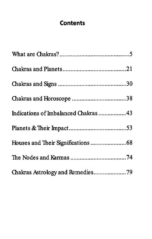 Exotic India Astrology Chakras & Remedies: Relationship Between Chakras And Your Horoscope 