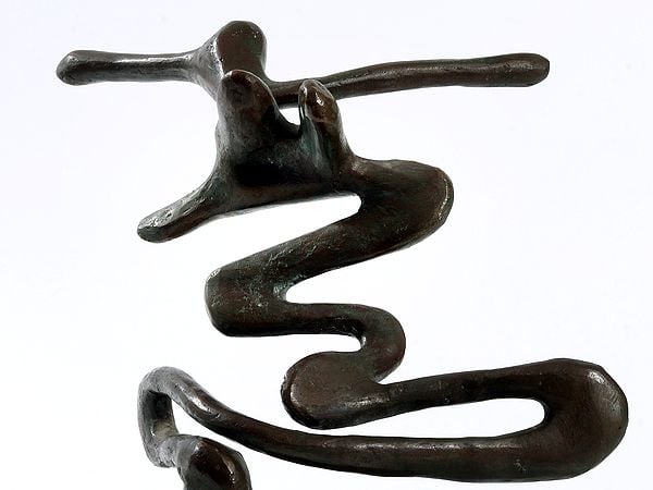Exotic India At Once Calligraphic And Organic | Signed Product By Artist : Ekeshwar 