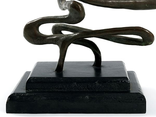 Exotic India At Once Calligraphic And Organic | Signed Product By Artist : Ekeshwar 