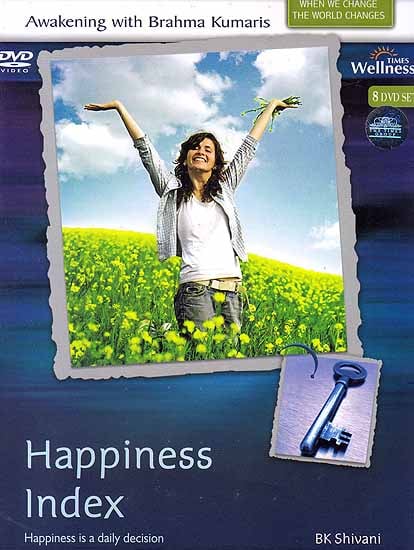 exotic india Awakening with Brahma Kumaris Happiness Index Happiness is a Daily Decision (Set of 8 DVD) 