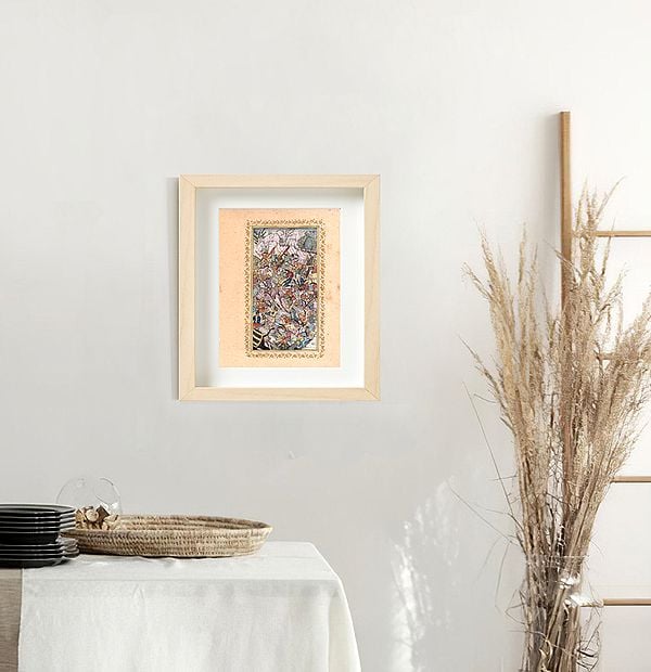 Exotic India Battle Between The Armies Of Humayun And Hamid Khan 