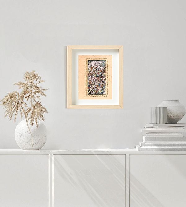 Exotic India Battle Between The Armies Of Humayun And Hamid Khan 