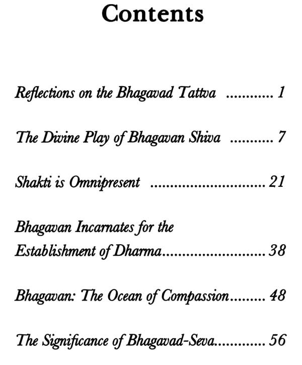 Exotic India Bhagavad Tattva Mimamsa: Reflections On The Nature Of Bhagavan 